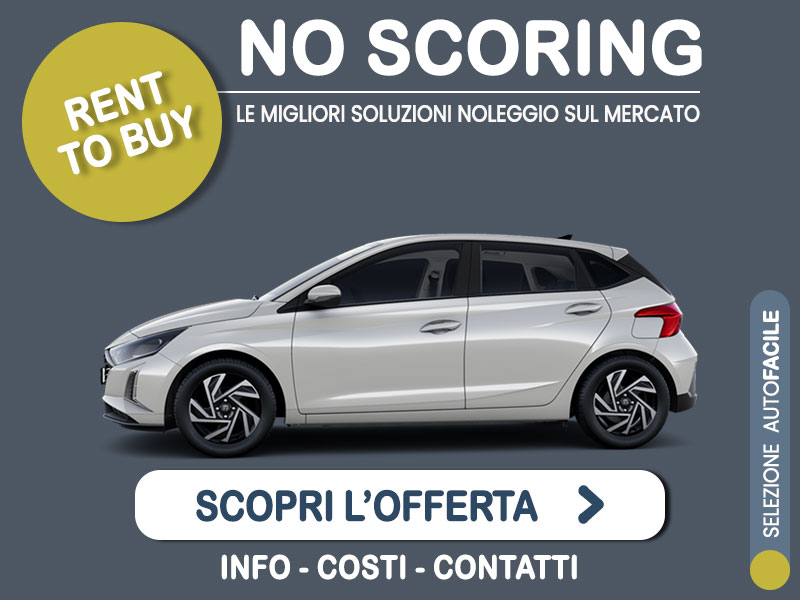 Offerta Berlina Noleggio no scoring HYUNDAI i20 1.0 T-GDi MHEV: l'offerta 