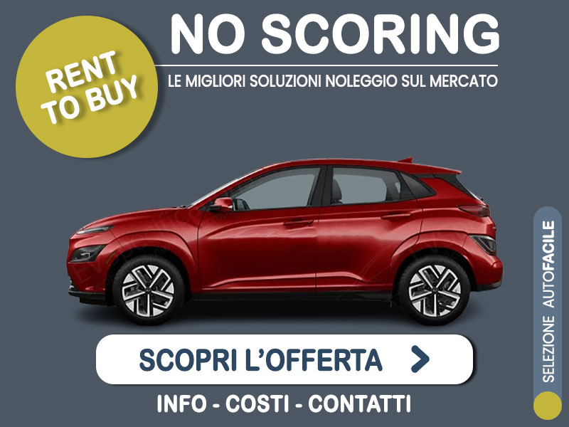 Offerta SUV e CrossOver Noleggio no scoring HYUNDAI KONA electric: l'offerta 