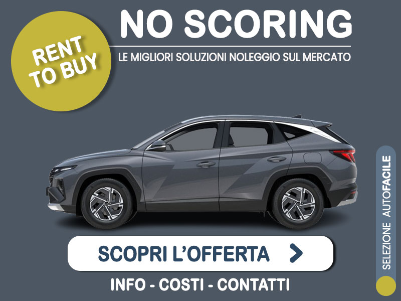 Offerta SUV e CrossOver Noleggio no scoring HYUNDAI TUCSON 1.6 HEV automatica: l'offerta 