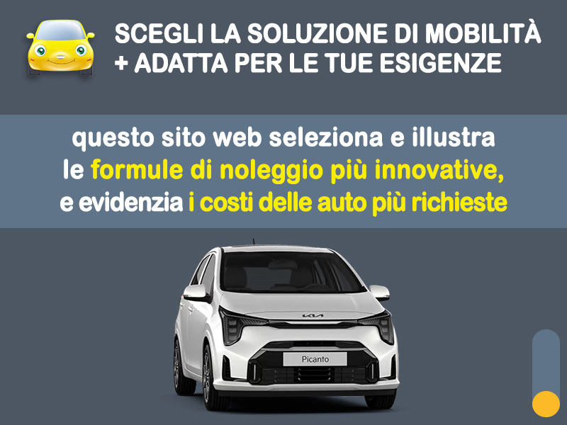 Offerta City car Noleggio no scoring KIA PICANTO 63CV Urban: l'offerta RENT TO BUY 2026 del broker MT Motors, con possibilità di acquisto a tariffa agevolata Benzina  foto 1