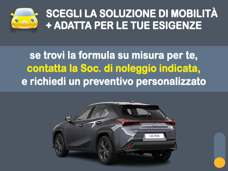Offerta SUV e CrossOver Noleggio no scoring LEXUS UX 250h CVT Executive: l'offerta RENT TO BUY 2026 del broker MT Motors, con possibilità di acquisto a tariffa agevolata Full Hybrid  foto 3