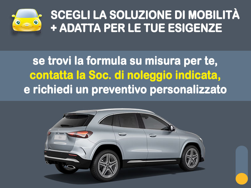 Offerta SUV e CrossOver Noleggio no scoring MERCEDES GLA 180 d Automatic AMG Line: l'offerta 