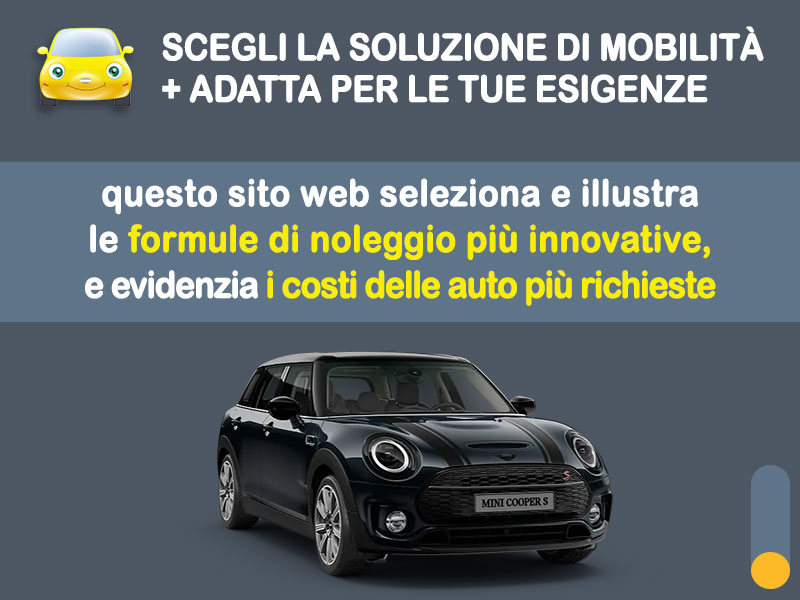 Offerta Station wagon Noleggio no scoring MINI CLUBMAN SD ALL4 automatica: l'offerta 