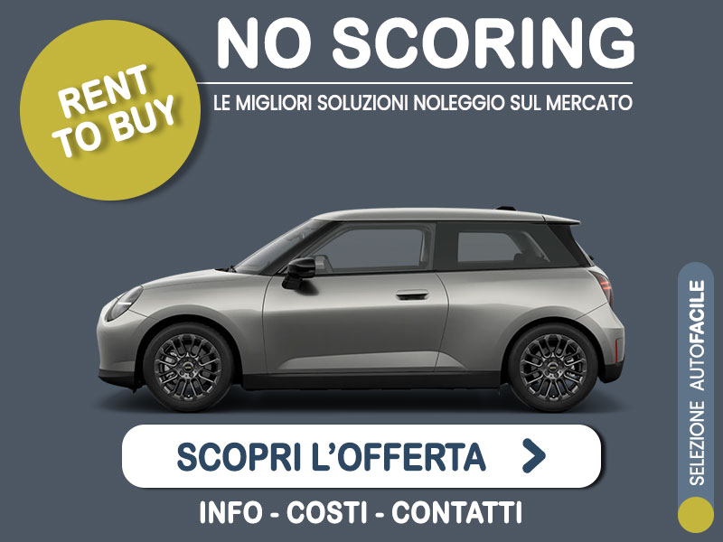 Offerta City car Noleggio no scoring MINI COOPER SE all-electric: l'offerta 