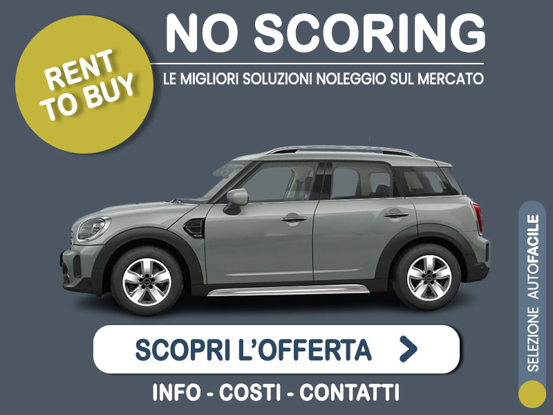 Offerta SUV e CrossOver Noleggio no scoring MINI COOPER 1.5 BZ COUNTRYMAN automatica: l'offerta 