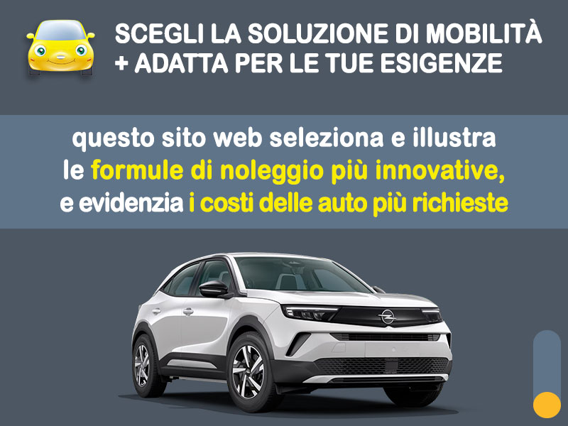 Offerta SUV e CrossOver Noleggio no scoring OPEL MOKKA Turbo 100CV Edition: l'offerta RENT TO BUY 2026 del broker MT Motors, con possibilità di acquisto a tariffa agevolata Benzina  foto 1