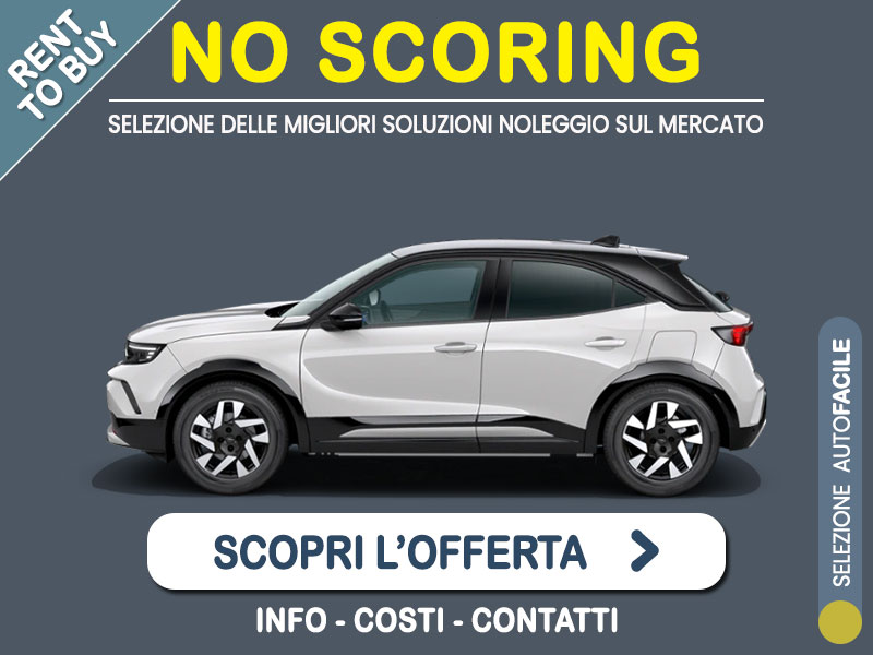 Offerta SUV e CrossOver Noleggio no scoring OPEL MOKKA Turbo 100CV Edition: l'offerta RENT TO BUY 2026 del broker MT Motors, con possibilità di acquisto a tariffa agevolata Benzina  foto 0