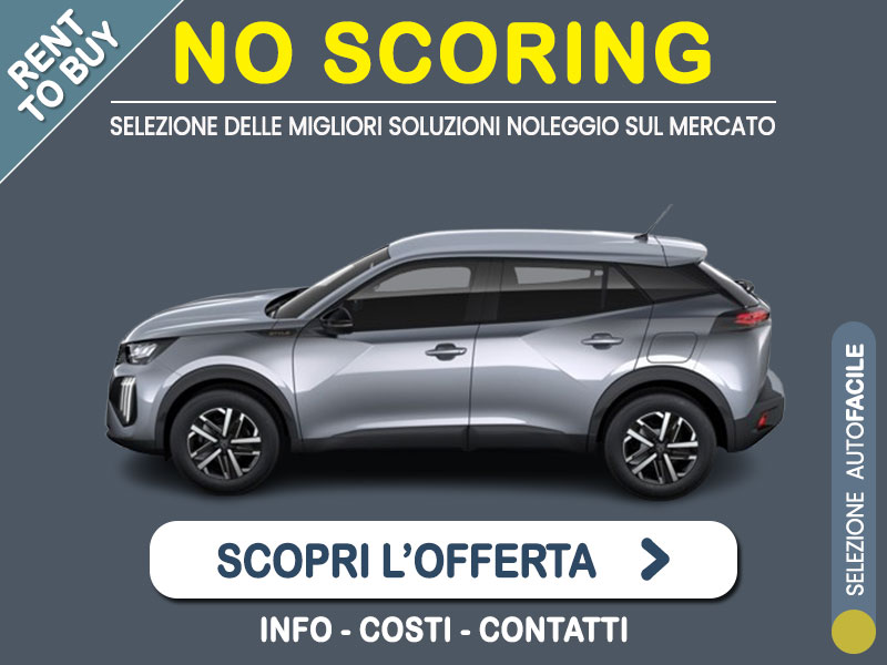 Offerta SUV e CrossOver Noleggio no scoring PEUGEOT 2008 PureTech 130 S&S EAT8 Allure Pack: l'offerta RENT TO BUY 2026 del broker MT Motors, con possibilità di acquisto a tariffa agevolata Benzina  foto 0