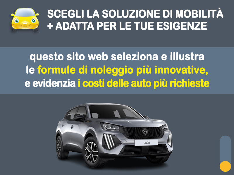 Offerta SUV e CrossOver Noleggio no scoring PEUGEOT 2008 BlueHDi 110 Allure Pack: l'offerta RENT TO BUY 2026 del broker MT Motors, con possibilità di acquisto a tariffa agevolata Diesel  foto 1
