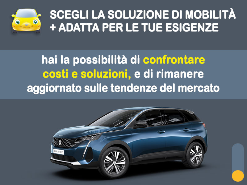 Offerta SUV e CrossOver Noleggio no scoring PEUGEOT 3008 1.2 Hybrid automatica per 24 mesi a canone zero - l'innovativa formula promossa da MT MOTORS Ibrida - benzina (MHEV)  foto 2
