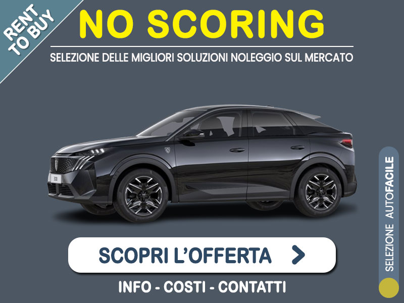 Offerta SUV e CrossOver Noleggio no scoring PEUGEOT 3008 Hybrid: l'offerta RENT TO BUY 2026 del broker MT Motors, con possibilità di acquisto a tariffa agevolata Ibrida - benzina (MHEV)  foto 0
