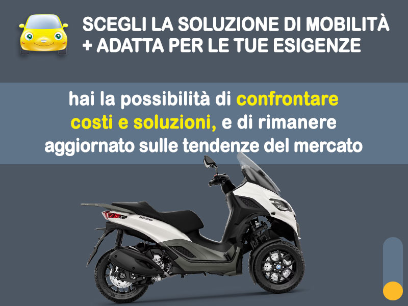 Offerta Scooter Noleggio scooter no scoring: PIAGGIO MP3 300 (2023) - l'offerta 