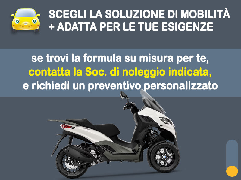 Offerta Scooter Noleggio scooter no scoring: PIAGGIO MP3 300 (2023) - l'offerta 