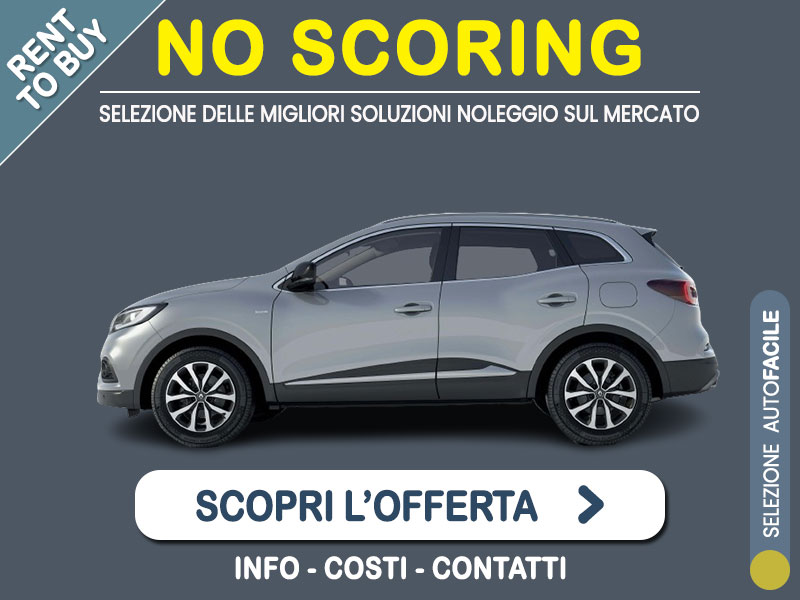 Offerta SUV e CrossOver Noleggio no scoring RENAULT KADJAR diesel automatico: l'offerta RENT TO BUY 2026 del broker MT Motors, con possibilità di acquisto a tariffa agevolata Diesel  foto 0