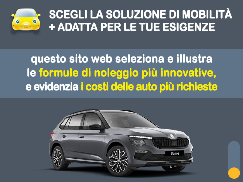 Offerta SUV e CrossOver Noleggio no scoring ŠKODA KAMIQ TSI 110 CV DSG: l'offerta RENT TO BUY 2026 del broker MT Motors, con possibilità di acquisto a tariffa agevolata Benzina  foto 1