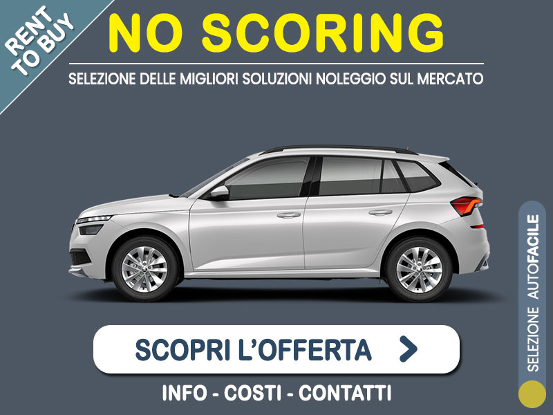 Offerta SUV e CrossOver Noleggio no scoring ŠKODA KAMIQ TSI ACT 150 CV: l'offerta RENT TO BUY 2026 del broker MT Motors, con possibilità di acquisto a tariffa agevolata Benzina  foto 0