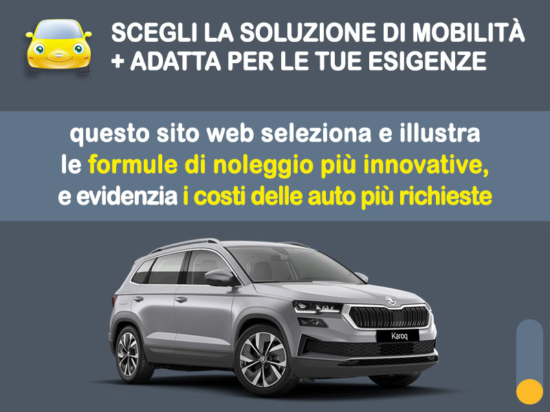 Offerta SUV e CrossOver Noleggio no scoring ŠKODA KAROQ TSI 150 CV DSG: l'offerta RENT TO BUY 2026 del broker MT Motors, con possibilità di acquisto a tariffa agevolata Benzina  foto 1