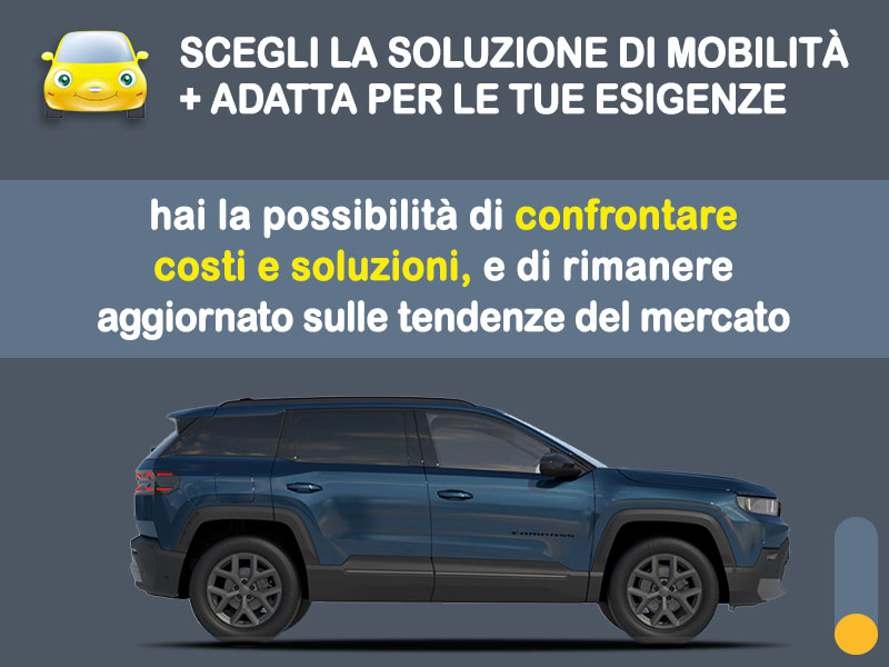 Offerta SUV e CrossOver Noleggio no scoring SUV 24 mesi a canone zero: ALFA ROMEO STELVIO 2.2 TD, JEEP COMPASS 1.5 T4 Hybrid - l'innovativa formula promossa da MT MOTORS La Formula comprende vetture con varia alimentazione  foto 2