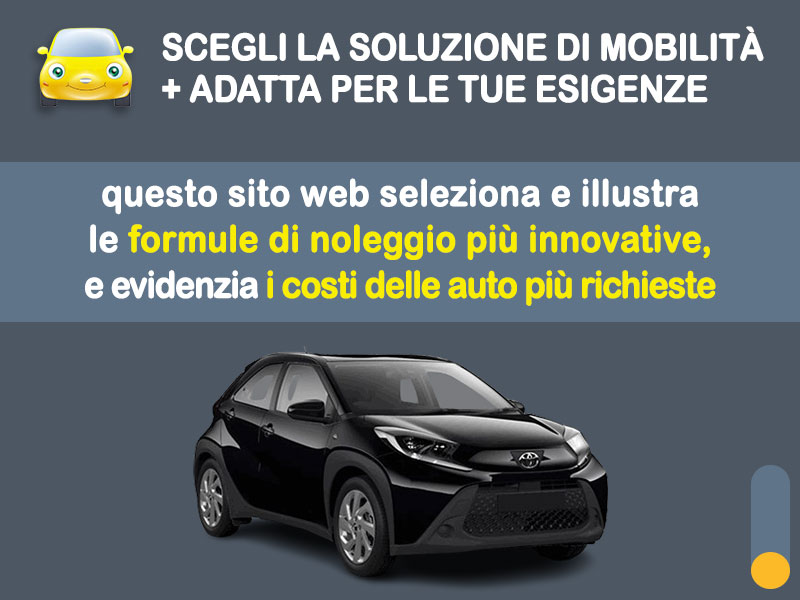 Offerta City car Noleggio no scoring TOYOTA AYGO X 1.0 Active: l'offerta RENT TO BUY 2026 del broker MT Motors, con possibilità di acquisto a tariffa agevolata Benzina  foto 1