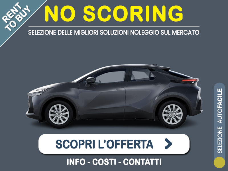 Offerta SUV e CrossOver Noleggio no scoring TOYOTA C-HR Hybrid e-CVT Trend: l'offerta RENT TO BUY 2026 del broker MT Motors, con possibilità di acquisto a tariffa agevolata Full Hybrid  foto 0