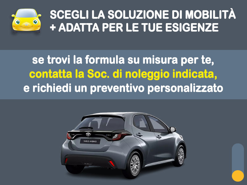 Offerta City car Noleggio no scoring TOYOTA YARIS Hybrid e-CVT Active: l'offerta RENT TO BUY 2026 del broker MT Motors, con possibilità di acquisto a tariffa agevolata Full Hybrid  foto 3