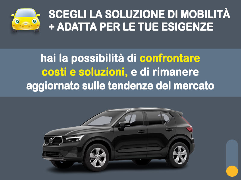 Offerta SUV e CrossOver Noleggio no scoring VOLVO XC40 T2 Automatico Core: l'offerta 