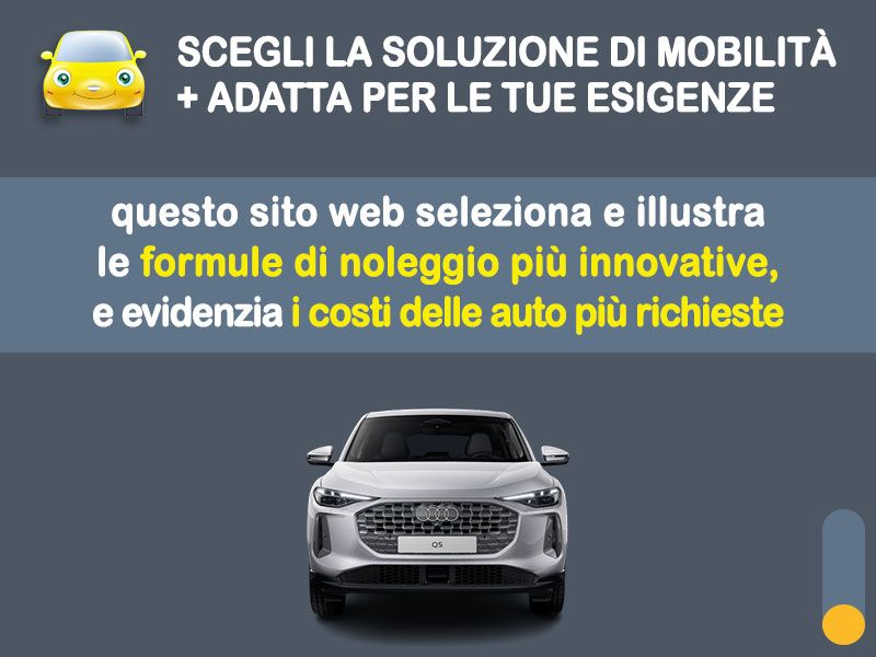 Offerta SUV e CrossOver Noleggio lungo termine nuova AUDI Q5 Sportback TFSI 150kW quattro S tronic: l'offerta di MT Motors con valutazione dello scoring finanziario più flessibile Ibrida - benzina (MHEV)  foto 1