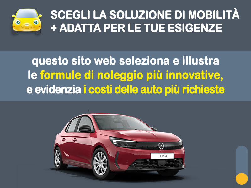 Offerta City car Noleggio lungo termine OPEL CORSA: l'offerta di MT Motors con valutazione dello scoring finanziario più flessibile Benzina  foto 1