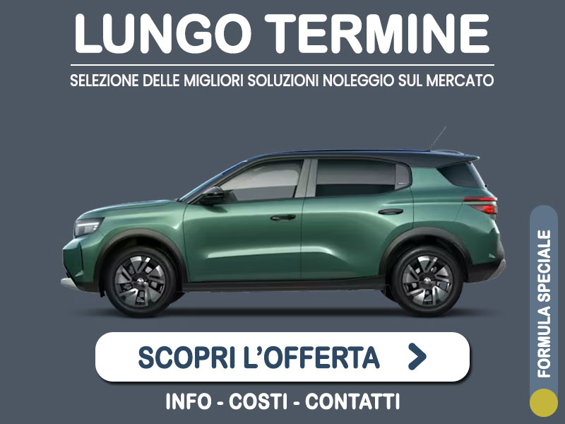Offerta SUV e CrossOver Noleggio OPEL FRONTERA Hybrid 110CV EDCT: l'offerta del broker Medicredit Rent con la formula speciale 