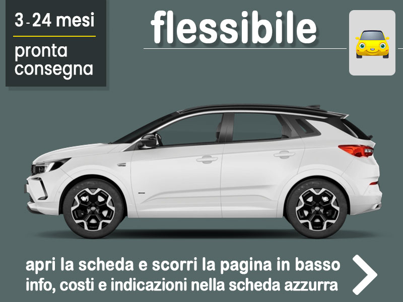 Offerta SUV e CrossOver Noleggio OPEL GRANDLAND 1.2 Benzina 130cv GS Line MT6 in pronta consegna: scopri l’offerta flessibile promossa da Medicredit Rent Benzina  foto 0