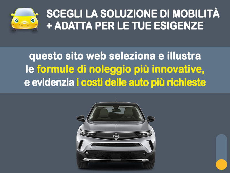 Offerta SUV e CrossOver Noleggio lungo termine OPEL MOKKA a benzina: l'offerta di MT Motors con valutazione dello scoring finanziario più flessibile Benzina  foto 1