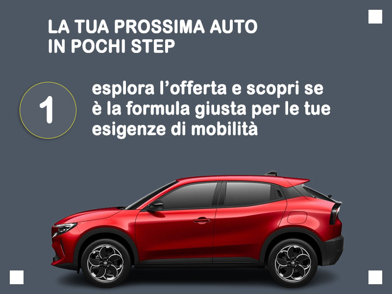 Offerta SUV e CrossOver Noleggio ALFA ROMEO JUNIOR BEV SPECIALE = la quotazione Outlet del broker Medicredit Rent con canone ridotto e auto in pronta consegna Elettrica  foto 1