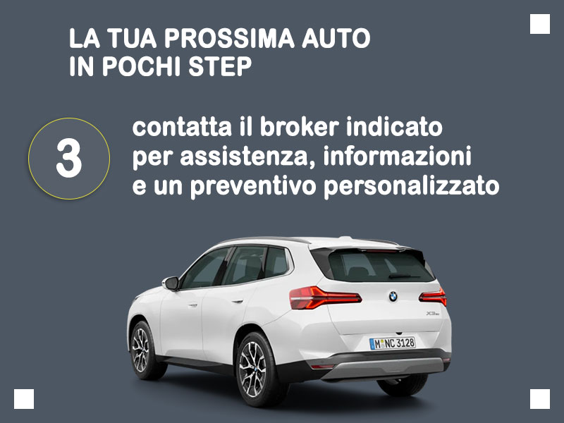 Offerta SUV e CrossOver Noleggio BMW X3 xDrive 20d = la quotazione Outlet del broker Medicredit Rent con canone ridotto e auto in pronta consegna Ibrida - diesel (MHEV)  foto 3