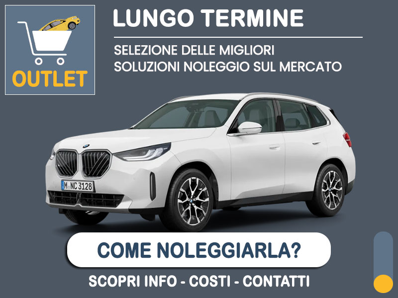 Offerta SUV e CrossOver Noleggio BMW X3 xDrive 20d = la quotazione Outlet del broker Medicredit Rent con canone ridotto e auto in pronta consegna Ibrida - diesel (MHEV)  foto 0
