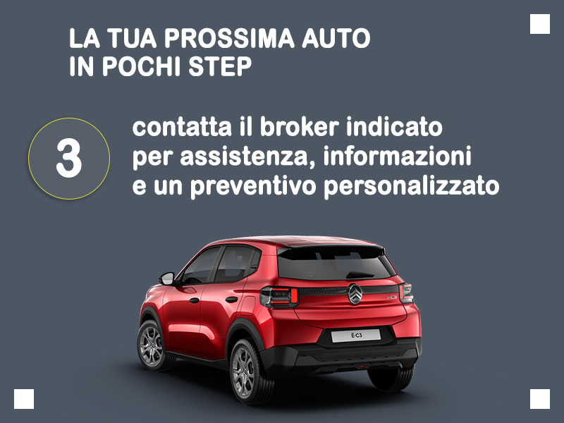 Offerta City car Noleggio CITROËN ë-C3 MAX = la quotazione Outlet del broker Medicredit Rent con canone ridotto e auto in pronta consegna Elettrica  foto 3