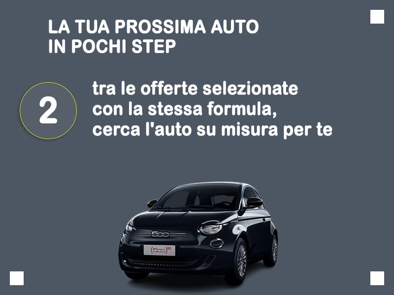 Offerta City car Noleggio FIAT 500 elettrica (RED) = la quotazione Outlet del broker Medicredit Rent con canone ridotto e auto in pronta consegna Elettrica  foto 2