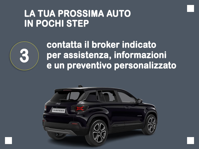 Offerta SUV e CrossOver Noleggio JEEP AVENGER ELECTRIC SUMMIT = la quotazione Outlet del broker Medicredit Rent con canone ridotto e auto in pronta consegna Elettrica  foto 3