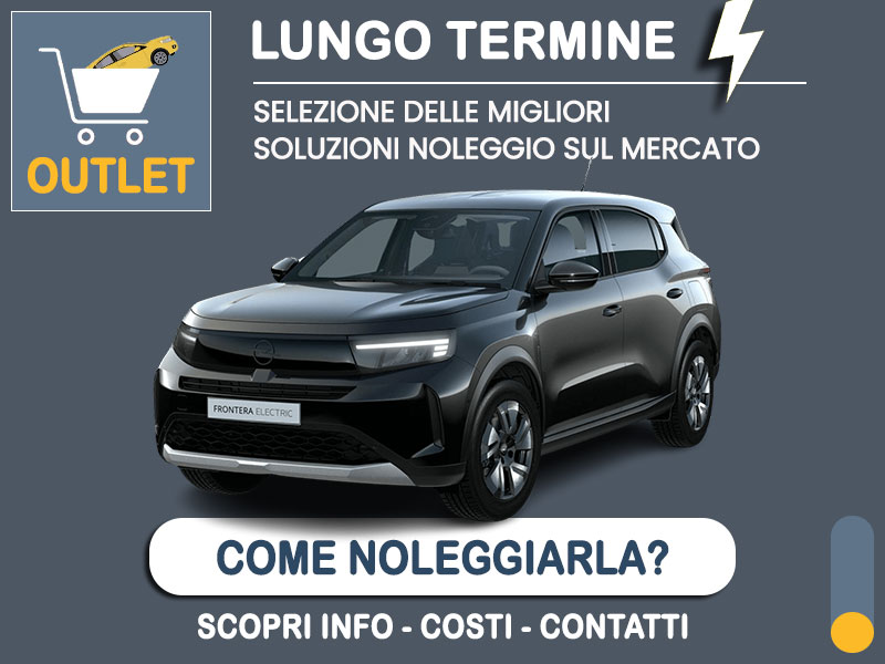 Offerta SUV e CrossOver Noleggio OPEL FRONTERA Full Electric GS = la quotazione Outlet del broker Medicredit Rent con canone ridotto e auto in pronta consegna Elettrica  foto 0
