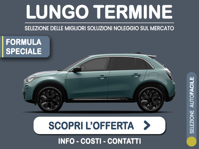Offerta SUV e CrossOver Noleggio FIAT 600 hybrid automatica: l'offerta noleggio PAY-PER-USE del broker Medicredit Rent con la formula speciale 