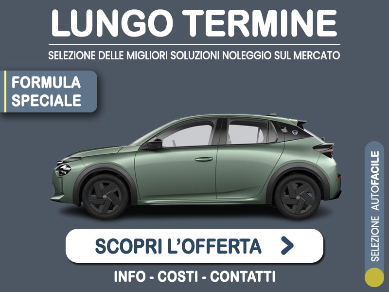 Offerta Berlina Noleggio LANCIA YPSILON ibrida automatica: l'offerta noleggio PAY-PER-USE del broker Medicredit Rent con la formula speciale 