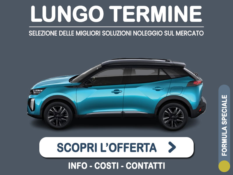Offerta SUV e CrossOver Noleggio PEUGEOT 2008 Hybrid 110cv e-DCS6: l'offerta del broker Medicredit Rent con la formula speciale 