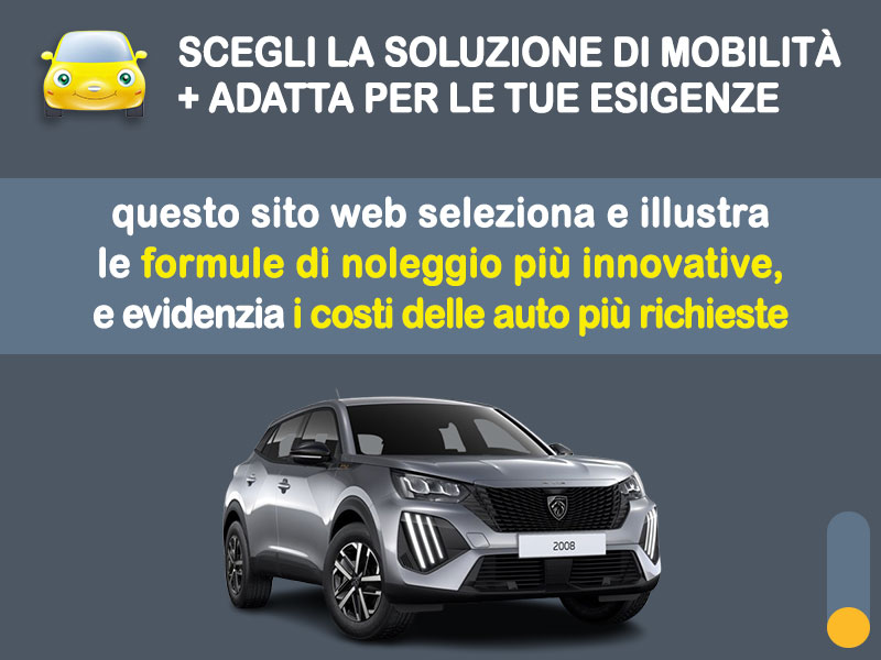 Offerta SUV e CrossOver Noleggio lungo termine PEUGEOT 2008 PureTech: l'offerta di MT Motors con valutazione dello scoring finanziario più flessibile Benzina  foto 1