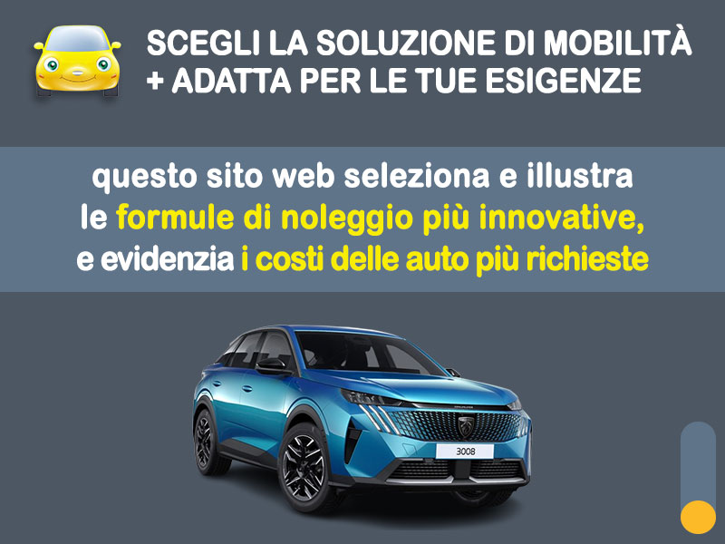 Offerta SUV e CrossOver PEUGEOT 3008 Plug-in Hybrid: la quotazione più aggiornata del broker Medicredit Rent per il noleggio a lungo termine [primavera 2026] Plug-in Hybrid  foto 1