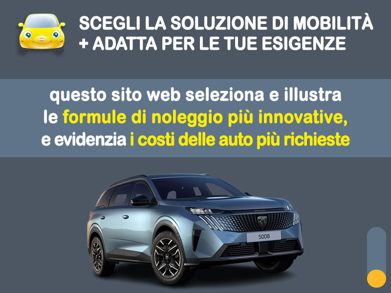 Offerta SUV e CrossOver Noleggio lungo termine PEUGEOT 5008 Hybrid: l'offerta di MT Motors con valutazione dello scoring finanziario più flessibile Ibrida - benzina (MHEV)  foto 1
