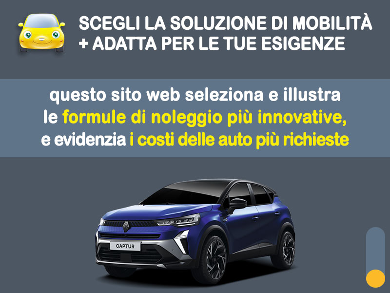 Offerta SUV e CrossOver Noleggio lungo termine RENAULT CAPTUR E-Tech full hybrid: l'offerta di MT Motors con valutazione dello scoring finanziario più flessibile Full Hybrid  foto 1