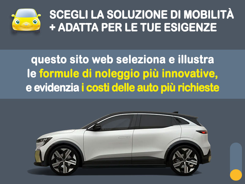 Offerta Berlina RENAULT MEGANE E-Tech electric: la quotazione più aggiornata del broker Medicredit Rent per il noleggio a lungo termine [febbraio 2026] Elettrica  foto 1