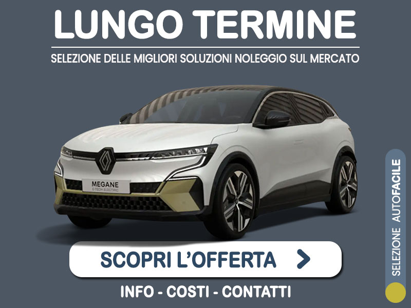 Offerta Berlina RENAULT MEGANE E-Tech electric: la quotazione più aggiornata del broker Medicredit Rent per il noleggio a lungo termine [febbraio 2026] Elettrica  foto 0