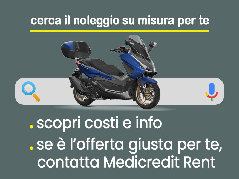 Offerta Scooter Noleggio scooter Honda Forza 350 deluxe in pronta consegna: scopri l’offerta flessibile promossa da Medicredit Rent Benzina  foto 2