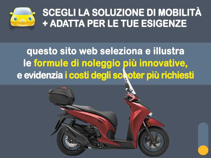 Offerta Scooter Noleggio Scooter HONDA SH 350 SPORT: l'offerta più aggiornata di Medicredit Rent [maggio 2026] Benzina  foto 1