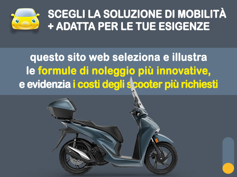 Offerta Scooter Noleggio Scooter HONDA SH125: l'offerta più aggiornata di Medicredit Rent [maggio 2026] Benzina  foto 1